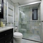 美式风格之原野清风浴室设计图