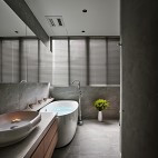 现代风格延续·灰阶浴室设计图