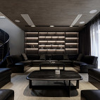 现代风格黑色优雅客厅