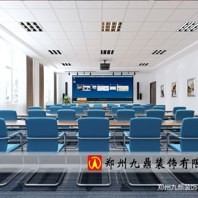 郑州科技公司办公室装修设计案例_3408196