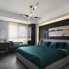 现代风三居卧室设计图欣赏