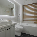 单身汪的现代美式三居室卫浴设计