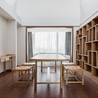 木质感强的混搭风格名宿书房设计