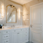 600平复式住宅卫浴洗手台设计