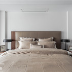 现代四居卧室设计实景图