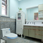 十二克拉美式别墅卫浴设计图片
