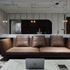240平现代客厅沙发图片