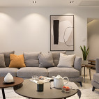 「留白」现代沙发实景图片
