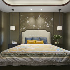 600㎡ 新中式别墅卧室设计