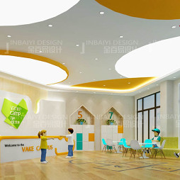 幼儿园设计的接待大厅设计_3584626