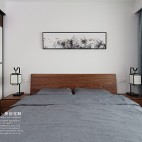 中式现代次卧室实景图片