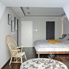 现代风格三居卧室设计实景图片