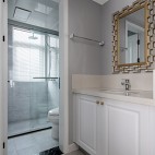 浅色系美式婚房—卫生间图片