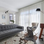 极简主义男士公寓—客厅图片