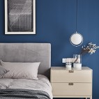 气质灰+蓝 融合美式与现代的优雅轻奢美宅_3704902