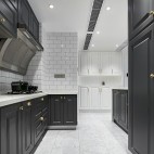 禾舍设计 极简浪漫轻法式，典雅精致美宅——厨房图片