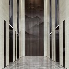 壹方中心A塔大堂——电梯区图片
