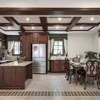 岁月筑芳华  420m²美式大宅——厨房图片