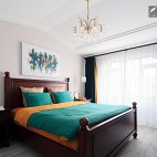 《鹫尾花绽》—轻奢美式——卧室图片