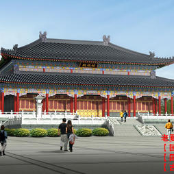 浙江寺庙规划设计图纸，寺院整体规划设计_1712138061_4969126